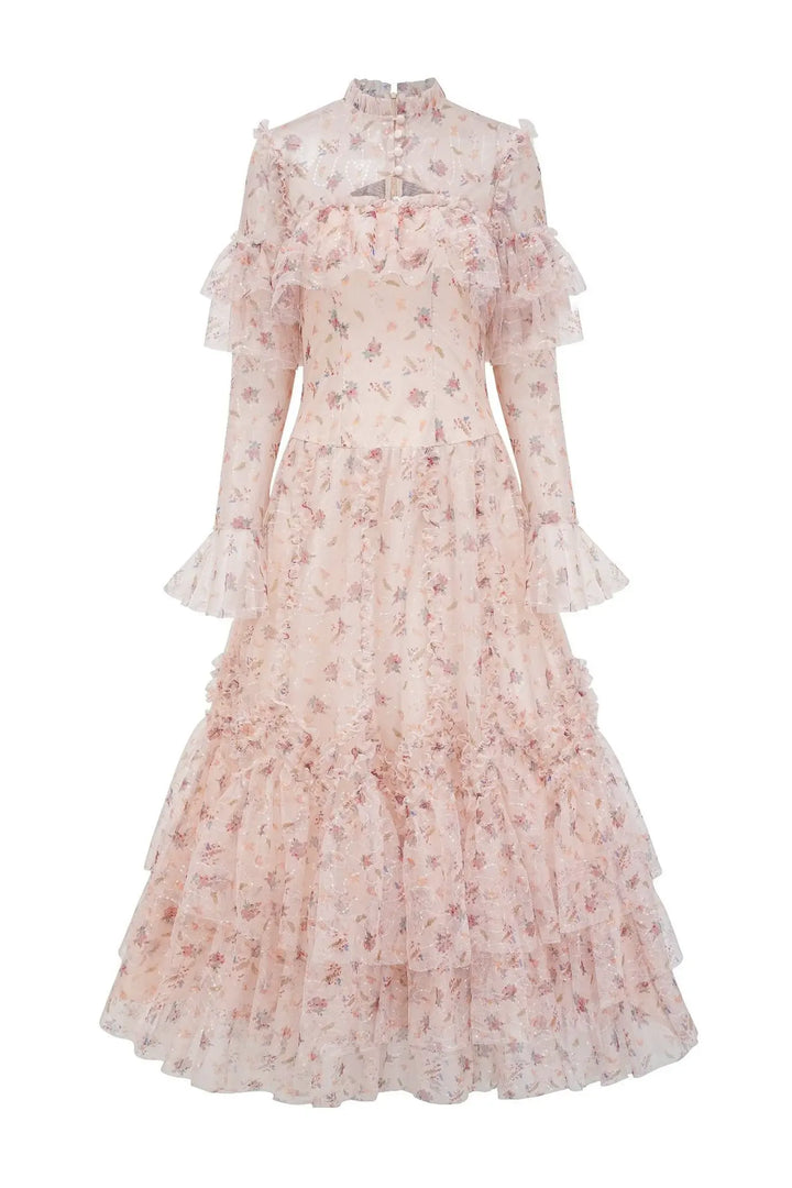Cristal Elegant Mesh Dress