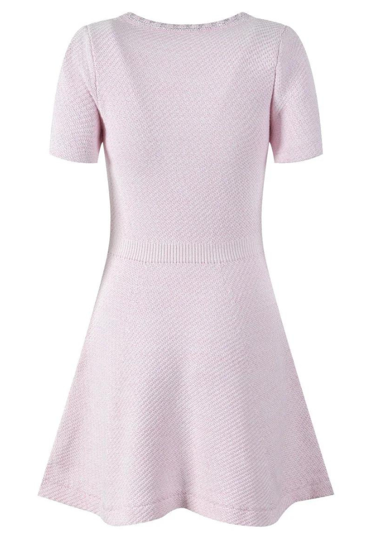 Azelani - Pocket Detailed Pleated Mini Dress