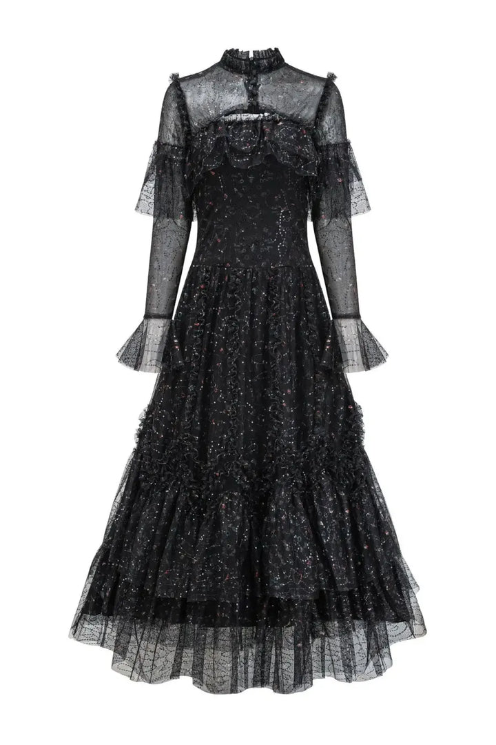 Cristal Elegant Mesh Dress