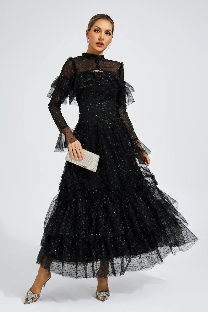 Cristal Elegant Mesh Dress
