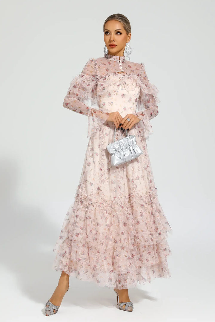 Cristal Elegant Mesh Dress