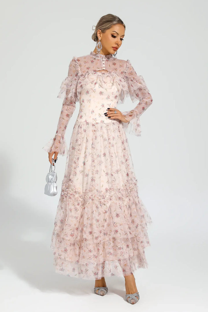 Cristal Elegant Mesh Dress