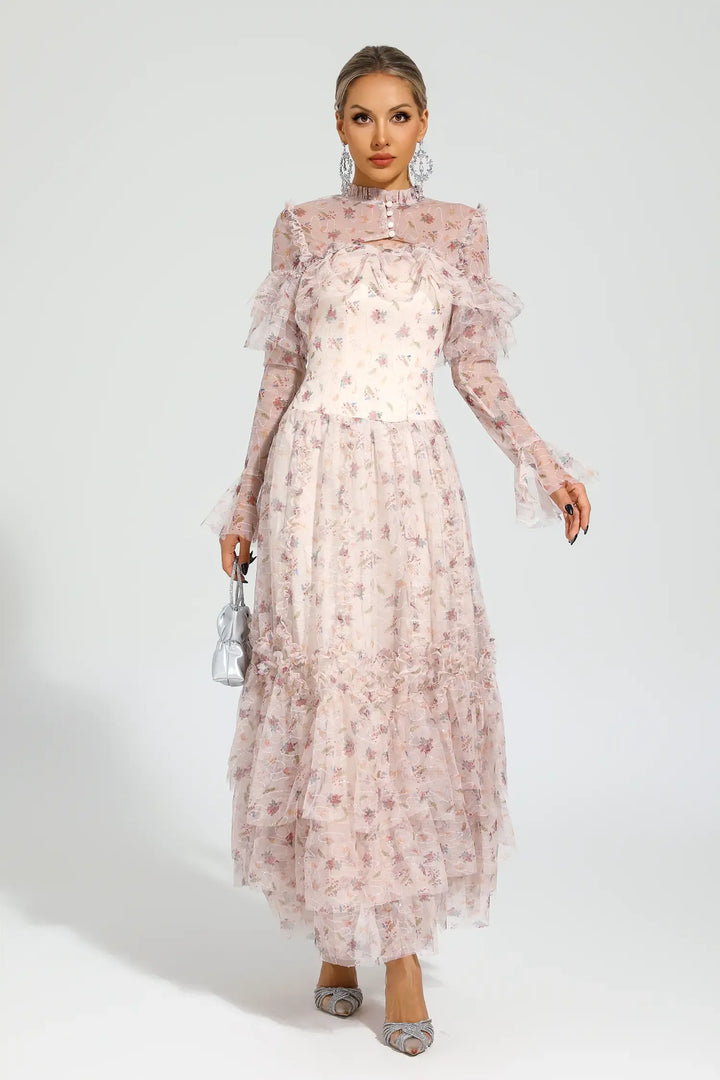 Cristal Elegant Mesh Dress
