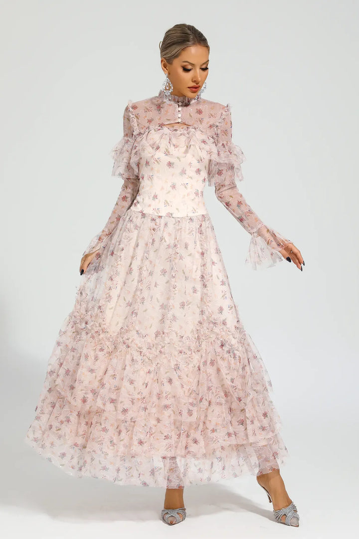 Cristal Elegant Mesh Dress