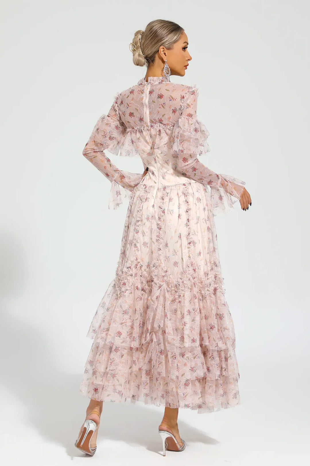 Cristal Elegant Mesh Dress