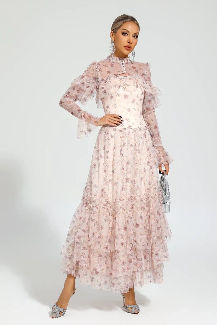 Cristal Elegant Mesh Dress